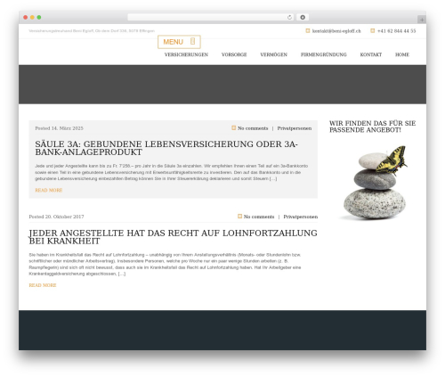 Aedificator WordPress theme - beniegloff.ch Aedificator WordPress theme - beniegloff.ch
