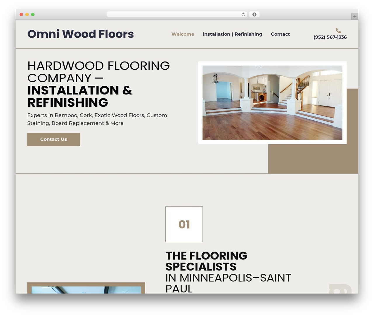 Beaver Builder Theme WordPress theme - omniwoodfloors.com