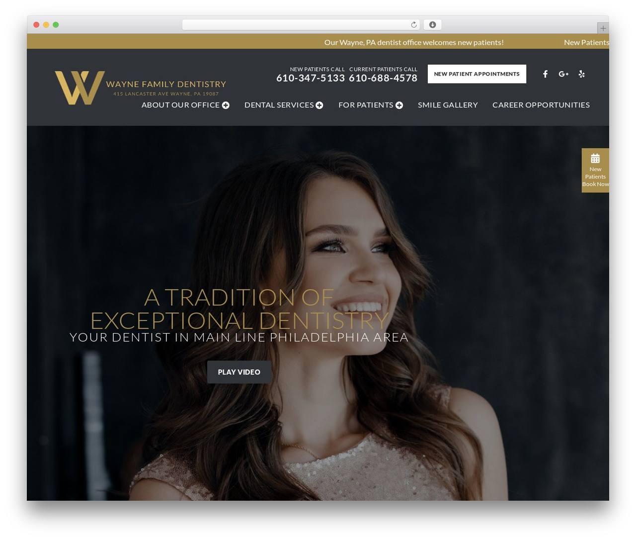 codebase 2 WordPress theme - waynefamilydentistry.com