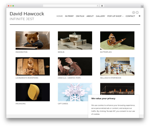 Create theme WordPress - hawcockbooks.co.uk