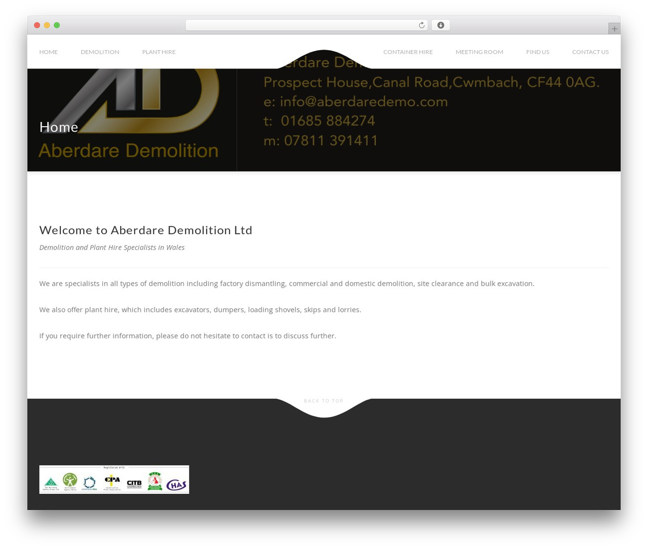 Creatify best WordPress theme - aberdaredemo.com