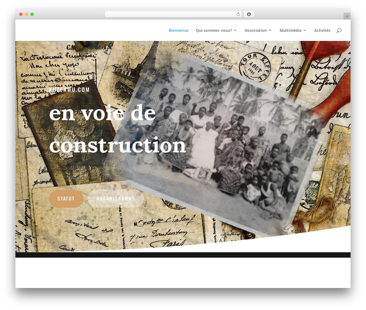 Divi WordPress theme - kuzeawu.com