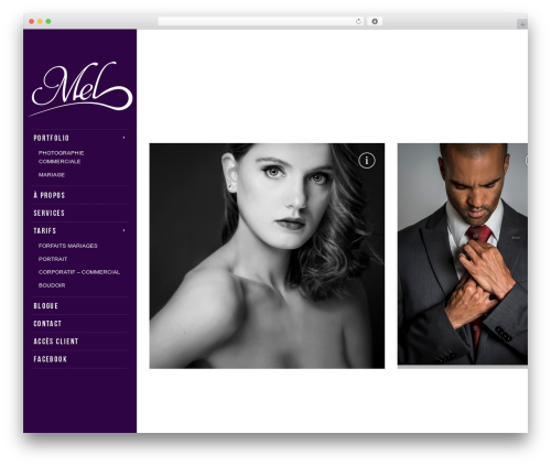 Kameron WordPress theme - m-ephoto.com