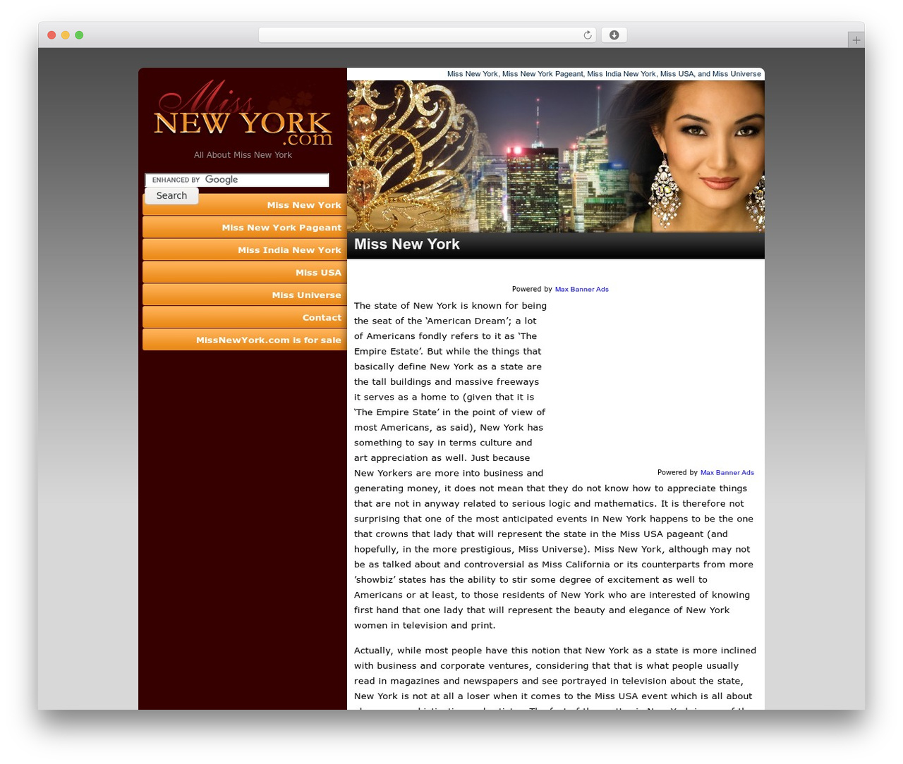 network-template theme WordPress - missnewyork.com network-template theme WordPress - missnewyork.com