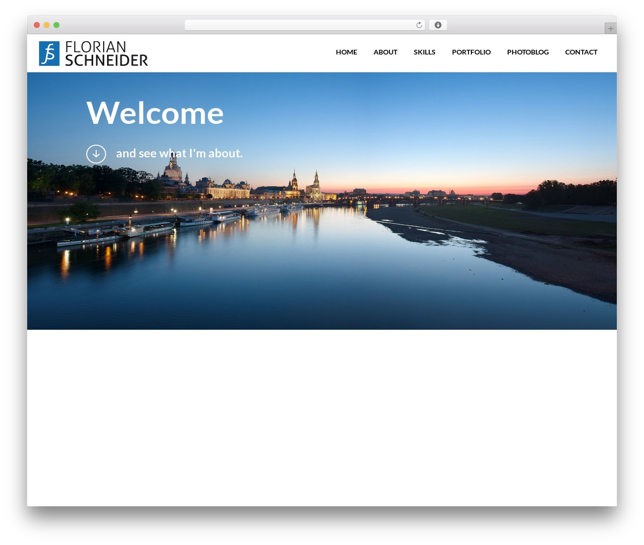 OneEngine WordPress theme - florian-schneider.com