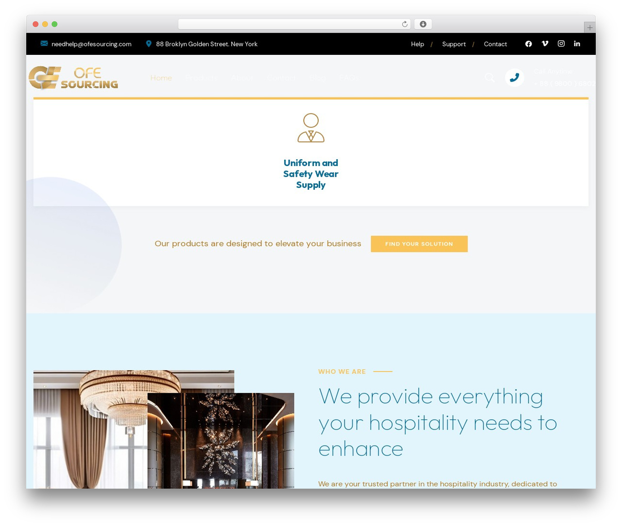Sotech WordPress theme - ofesourcing.com