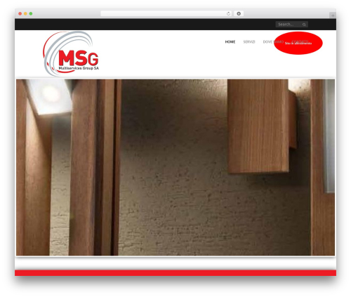 Thunder WordPress theme - m-group.ch