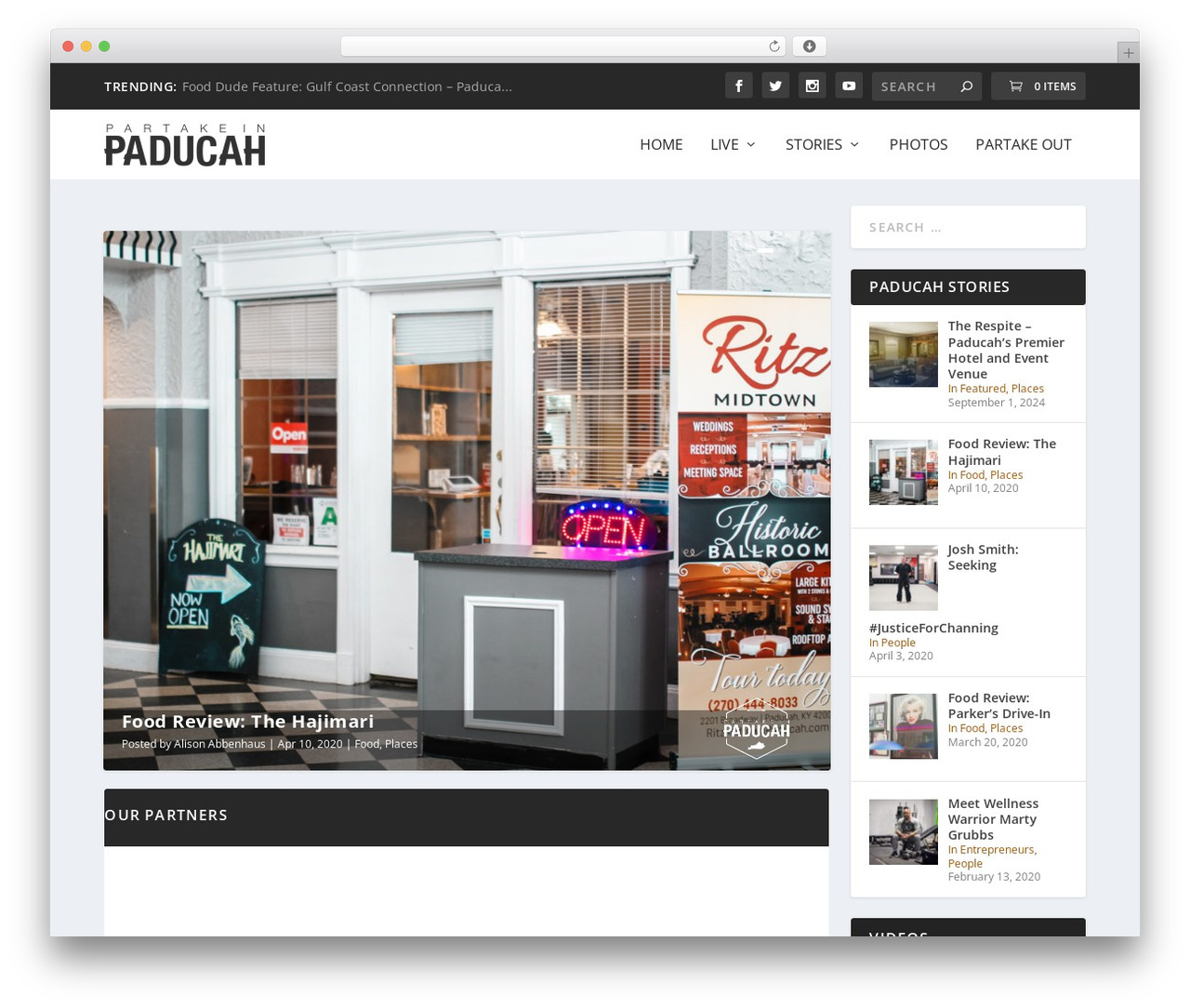WordPress theme Extra - cityofpaducah.com