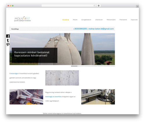 WordPress theme Goodspace - molnarbt.hu