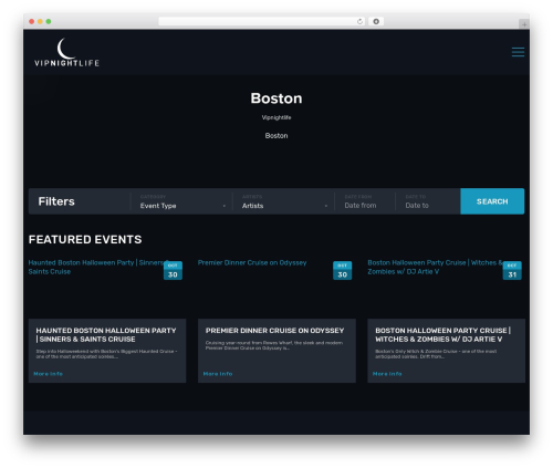 AM2 Theme WordPress theme - bostonnightlife.com