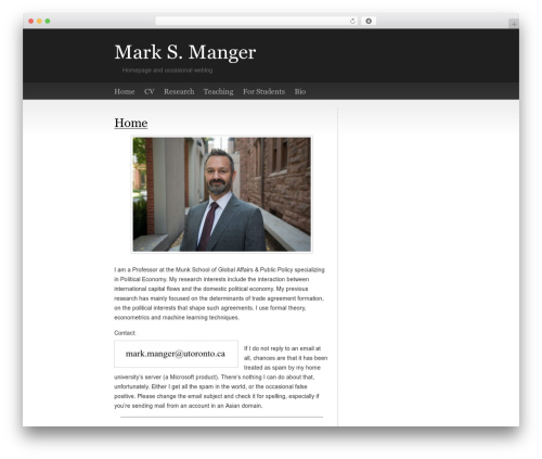 Basic Concept premium WordPress theme - markmanger.net