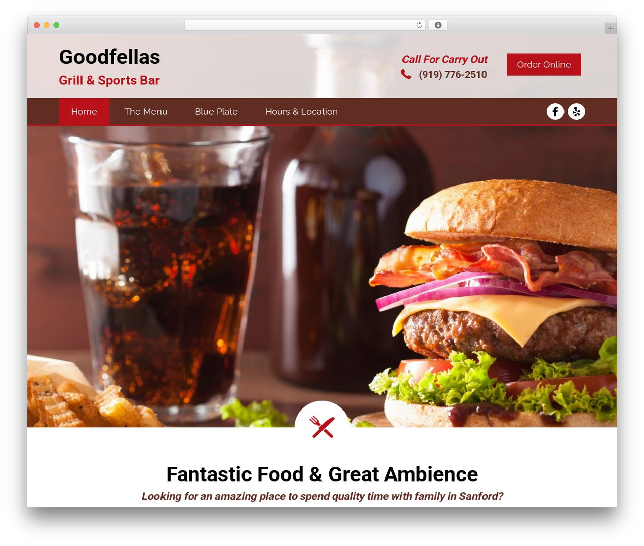 Beaver Builder Theme WP theme - goodfellasgrillandsportsbar.com
