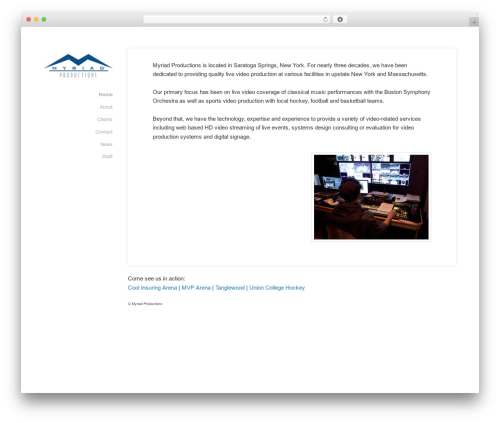 Hum top WordPress theme - myriadproductions.com Hum top WordPress theme - myriadproductions.com