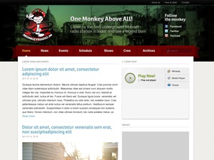 Monkey Theme WordPress website theme by Silvia Benvenuti