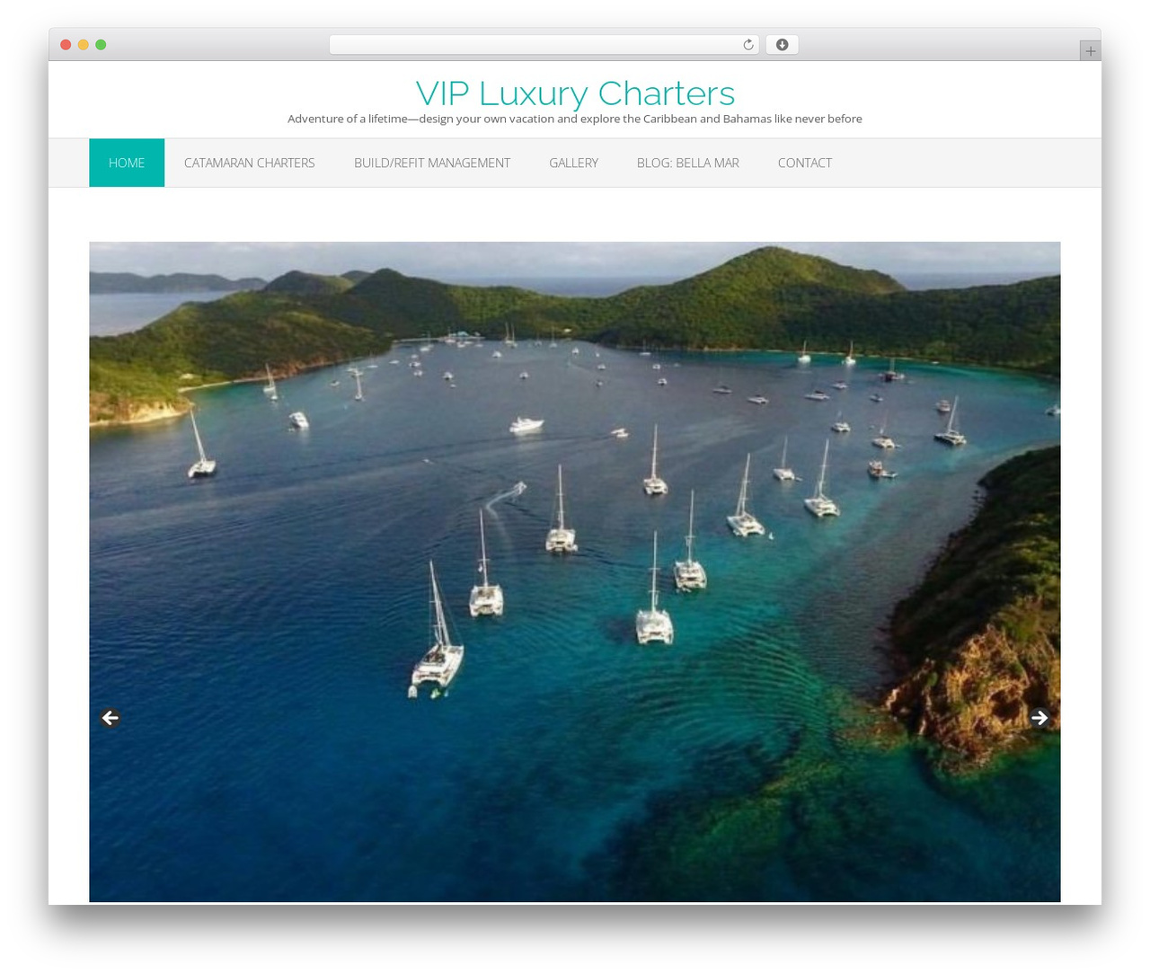 Oceanic WP theme - vipluxurycharters.com