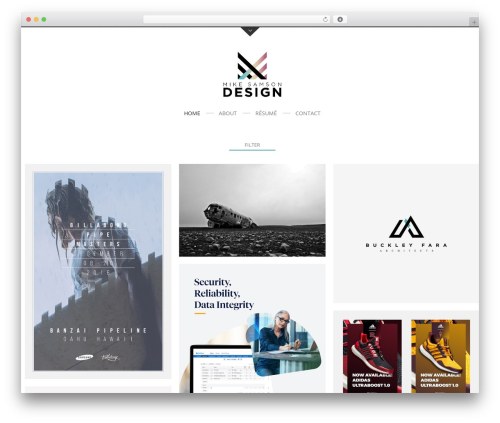 PineCone WordPress theme - mikesamsondesign.com