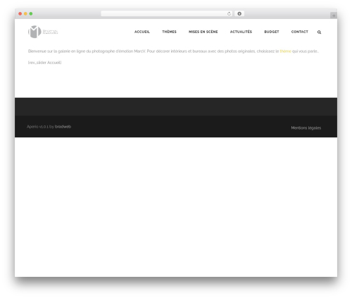 WordPress theme Aperio - marcv-photo.com