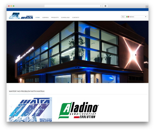 WordPress theme Blaszok - matra.it