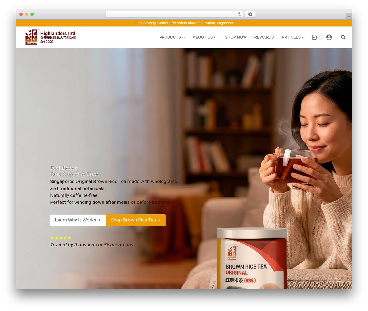 WordPress theme Kadence - highlanders.com.sg