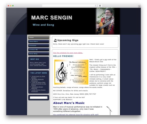 Gigs Calendar (gigs-calendar) free WordPress plugin - marcsengin.com Gigs Calendar (gigs-calendar) free WordPress plugin - marcsengin.com