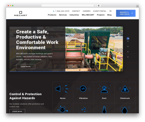 WordPress theme MECART Theme - mecart.com