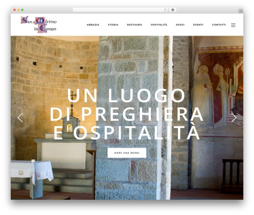 Best WordPress theme Baker - abbaziasanmartino.com
