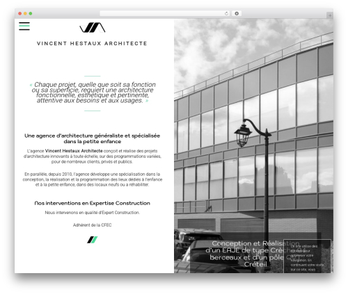 C2Web Framework WordPress theme - hestaux-architecture.com