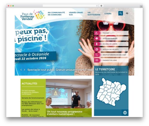 Creasit agenda WordPress plugin - www.fontenayvendee.fr
