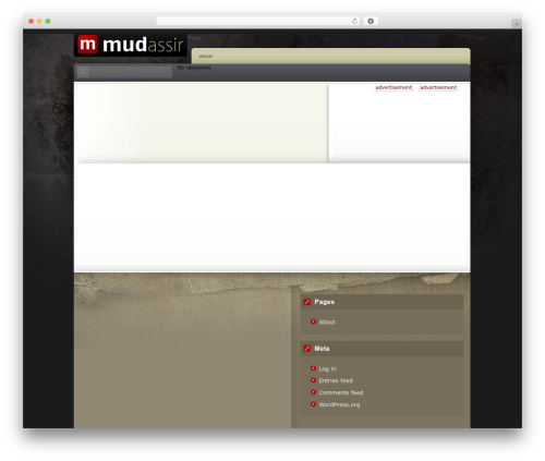 Coldstone WP theme - mudassir.com