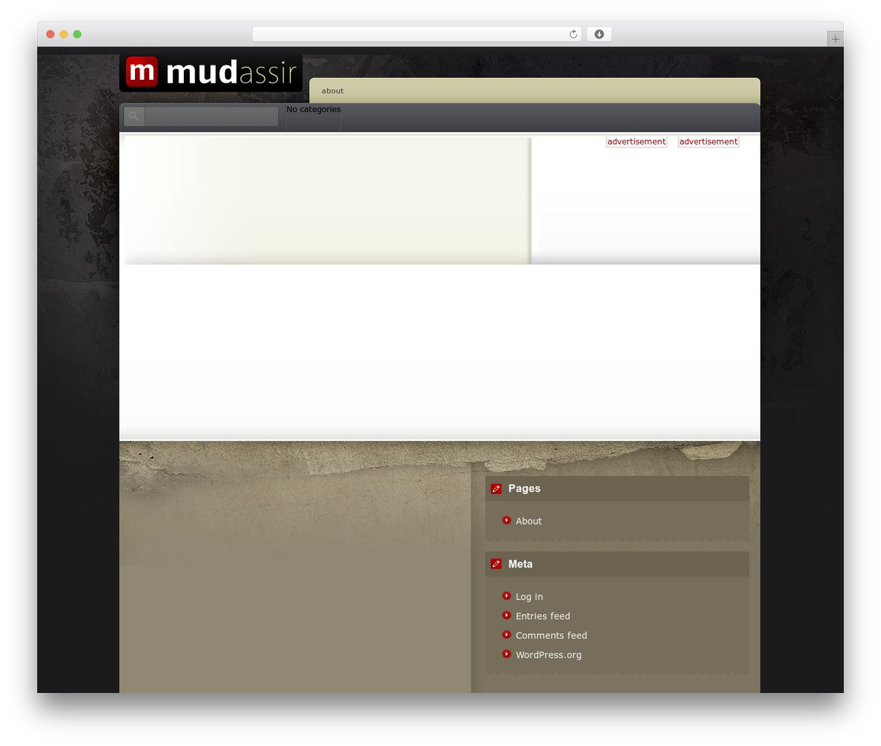 Coldstone WP theme - mudassir.com