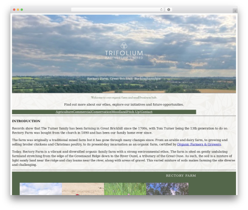 Cottage WP theme - trifolium.uk
