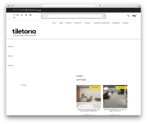 Divi bodycommerce WordPress plugin - tiletoria.co.za