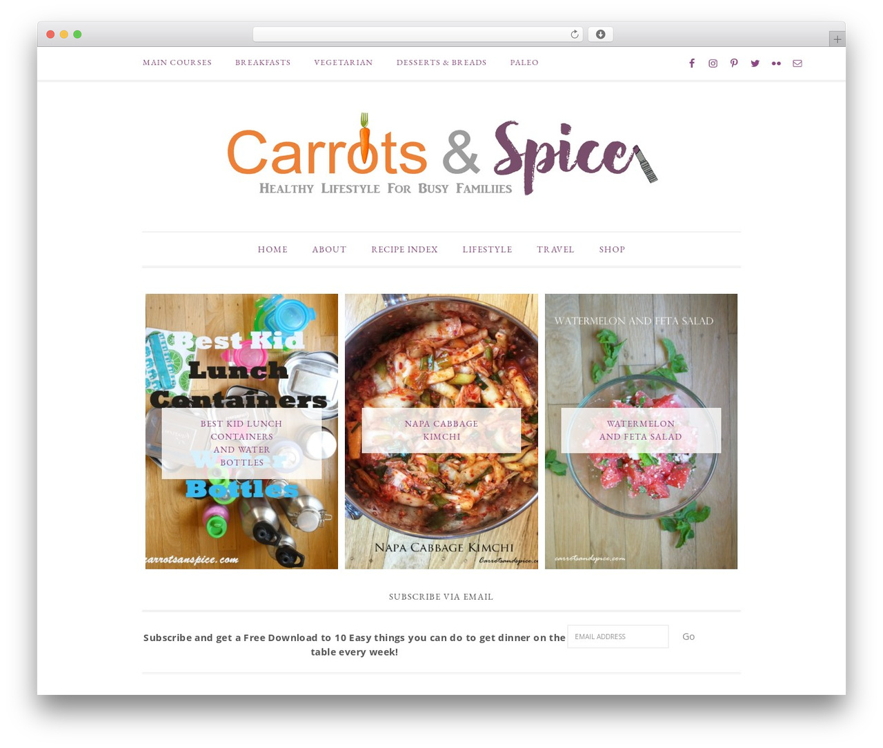 Genesis WordPress theme - carrotsandspice.com