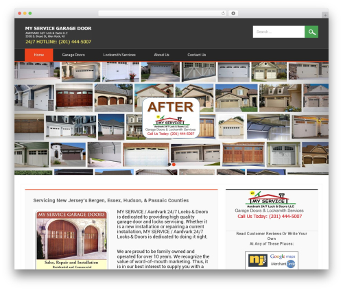 DK Responsive best WordPress theme - myservicegaragedoor.com/new-and-repair