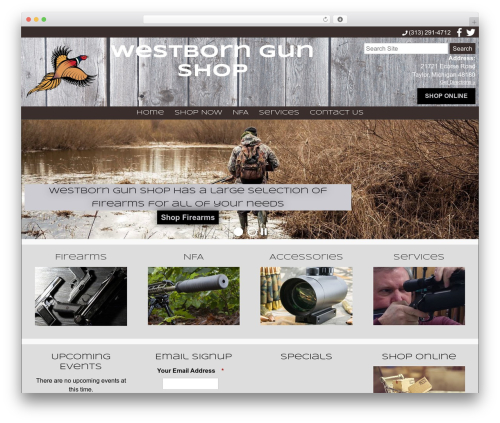 FSM Core WordPress store theme - westborngunshop.com