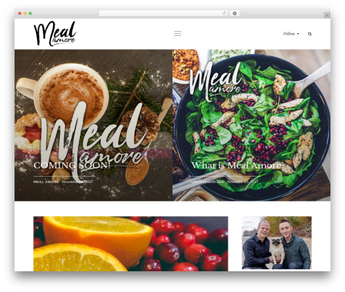 Bluthcodes WordPress plugin - mealamore.com