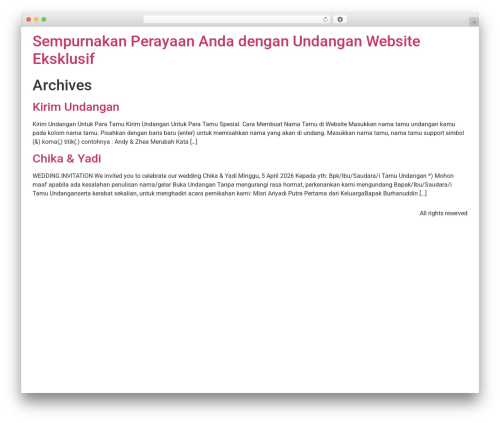 Weddingpress WordPress plugin - ahlamstudio.com