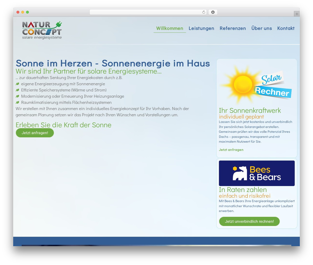 Hello Elementor free WordPress theme - naturconcept.com