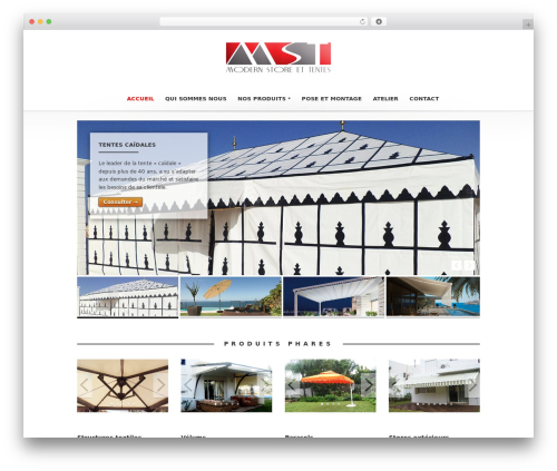 Higher (shared on themelock.com) WordPress ecommerce theme - modern-store.ma