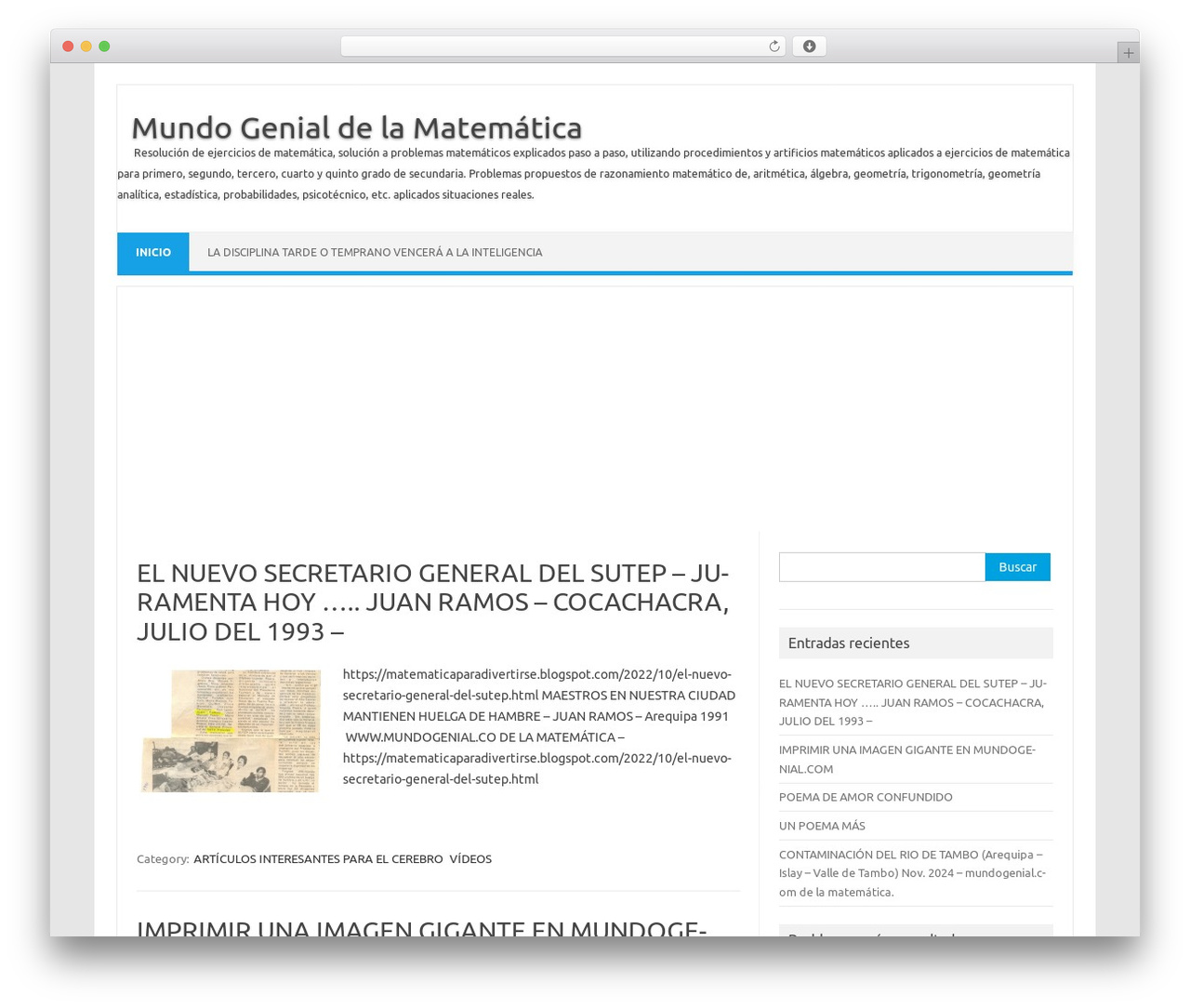 Iconic One WordPress theme - mundogenial.com