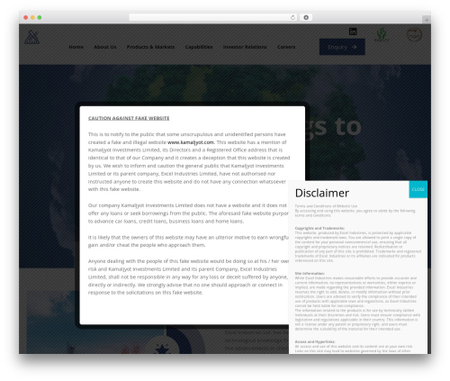 Leblix WordPress theme - www.excelind.co.in