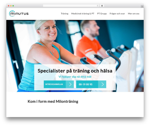 Minutus WordPress theme - minutus.se