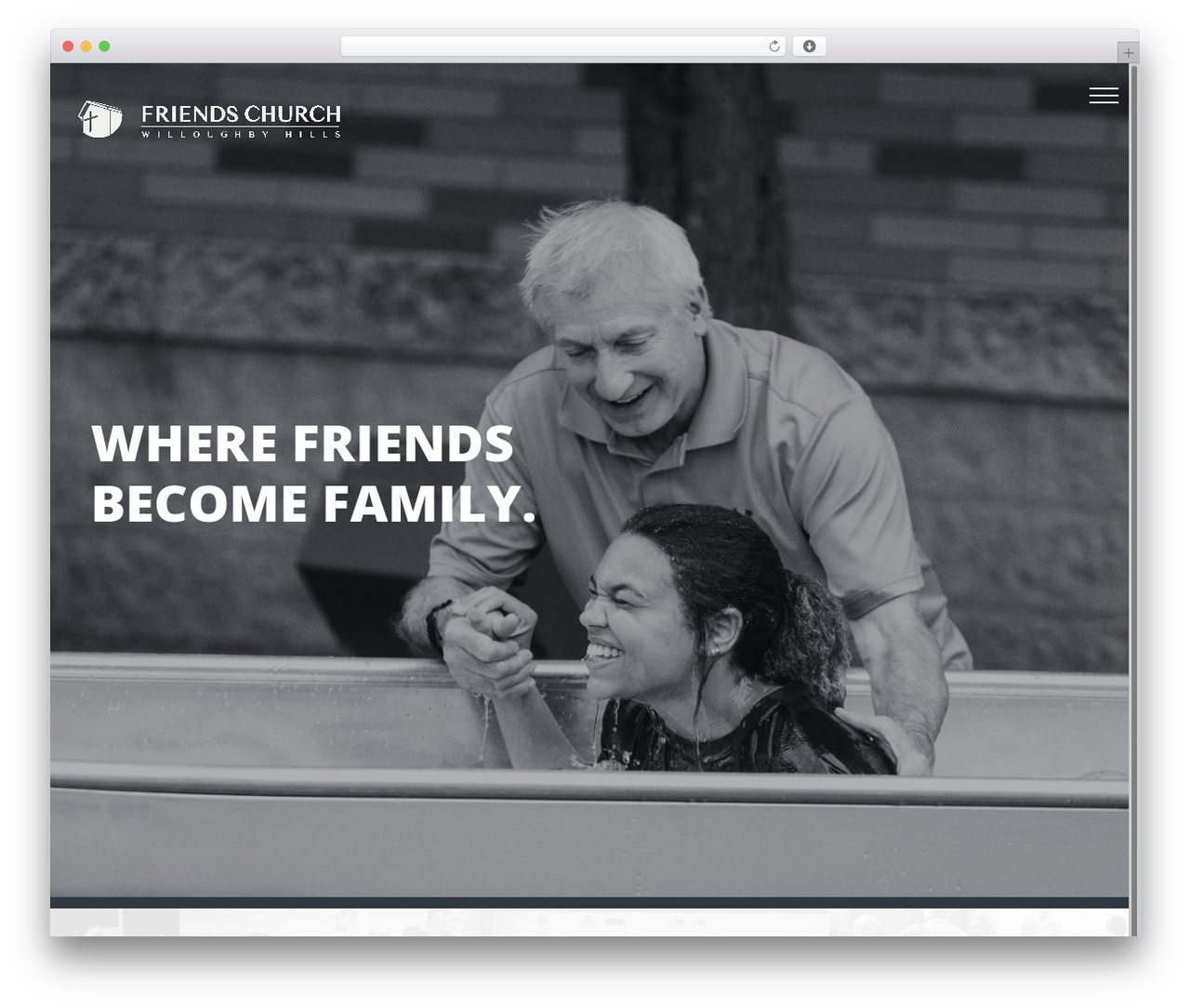 Moi WordPress theme design - whfriends.org