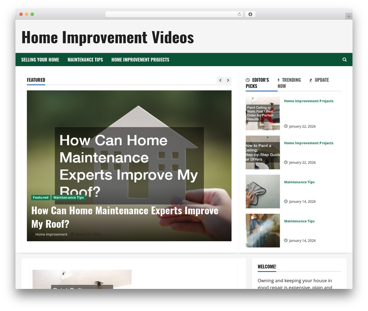 MoreMag WordPress theme - homeimprovementvideo.net