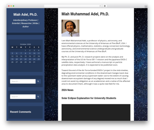 Newton theme WordPress - miahadel.com Newton theme WordPress - miahadel.com
