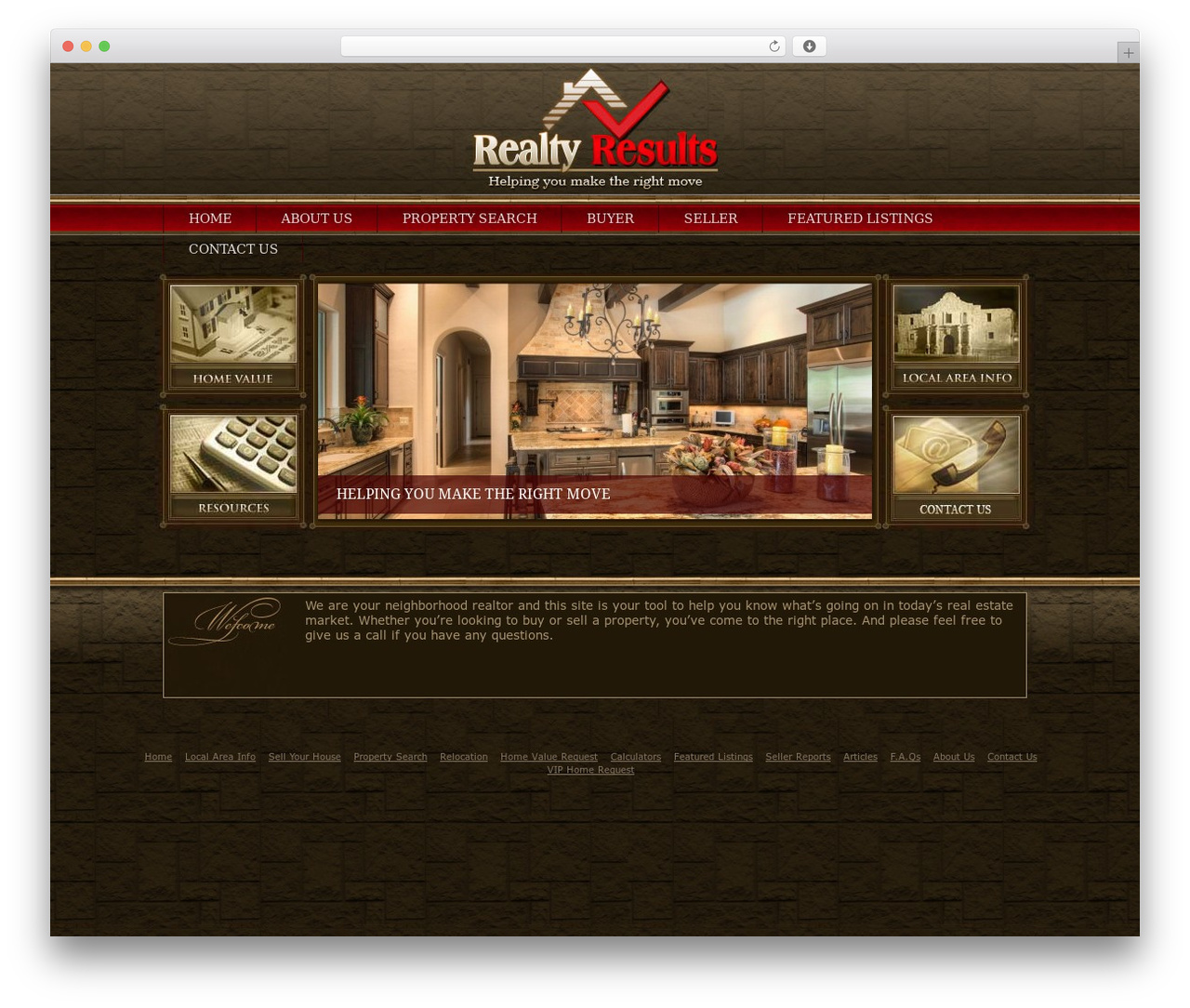 pacify WordPress theme - myrealtyresults.com