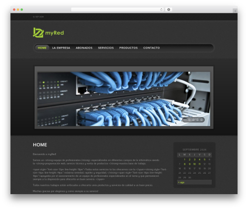Quantum best WordPress theme - myred.com.ar