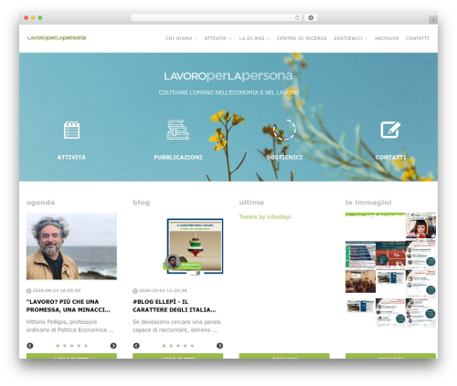 StarterPro WordPress theme - lavoroperlapersona.it