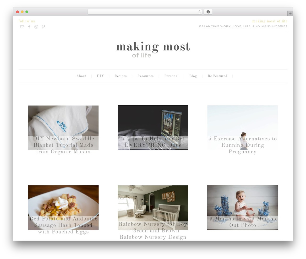Swank Theme WP theme - makingmost.com