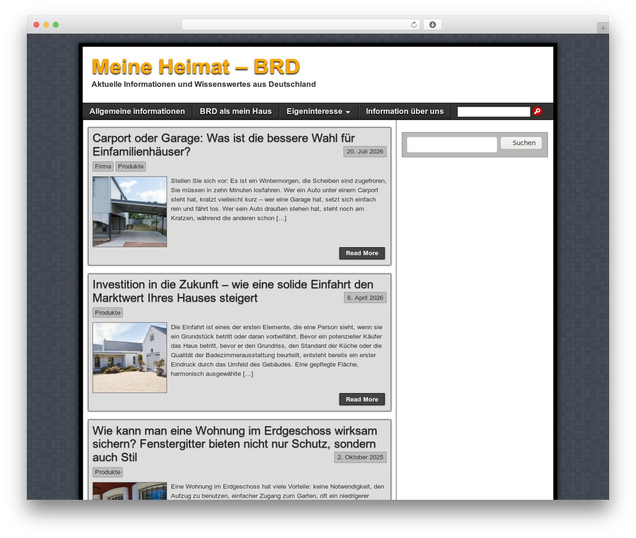 Theme WordPress Asteroid - meinhausseite.de